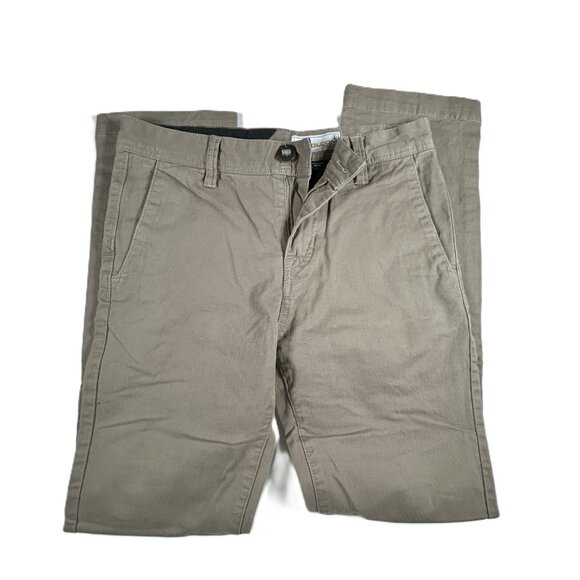 Volcom Youth Chinos Khaki, Size 27 - Picture 3 of 14
